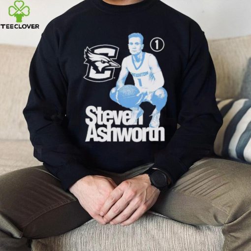 Steven Ashworth Creighton basketball cartoon shirt