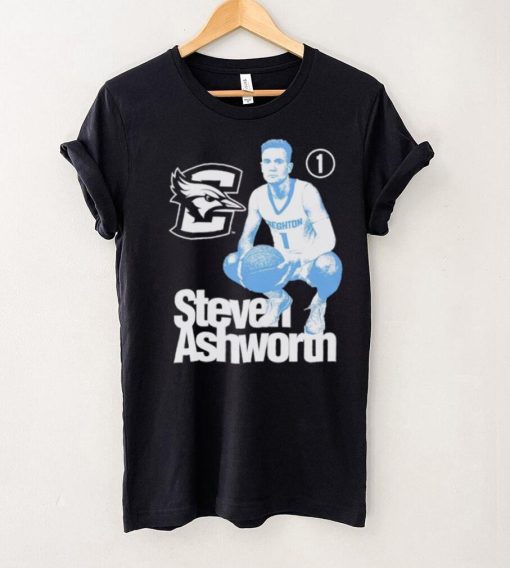 Steven Ashworth Creighton basketball cartoon shirt