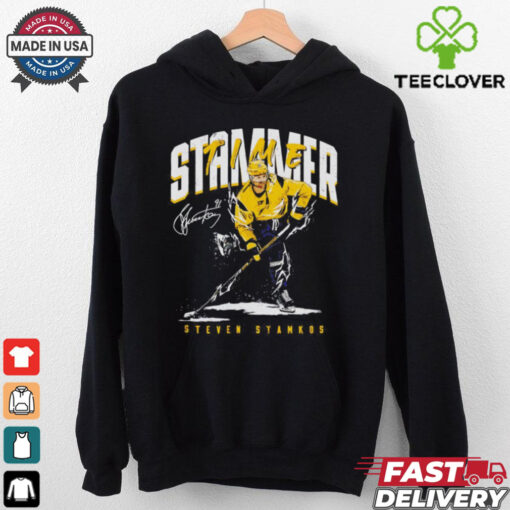 Steven Stamkos Nashville Predators NHL hockey stammer time signature vintage shirt