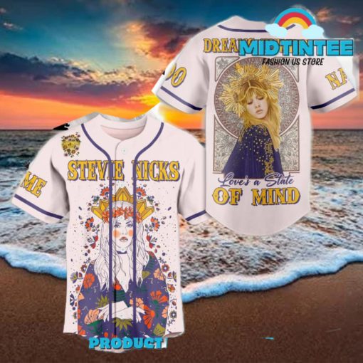 Stevie Nicks Dreams Unwind Of Mind Customized Baseball Jersey