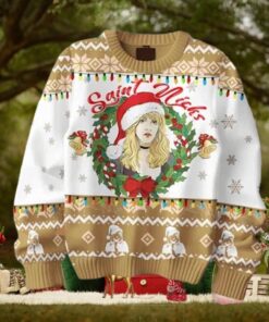 Stevie Nicks Saint Nicks Chirstmas Gifts 2024 Xmas For Family And Friends Ugly Sweater