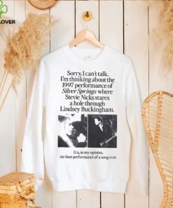 Stevie Nicks The 1997 Performance Of Silver Springs T Shirt