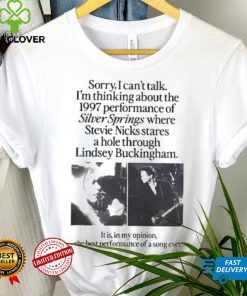 Stevie Nicks The 1997 Performance Of Silver Springs T Shirt