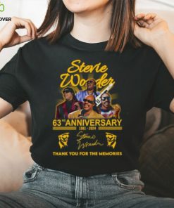 Stevie Wonder 63rd Anniversary 1961 2024 Thank You For The Memories T Shirt