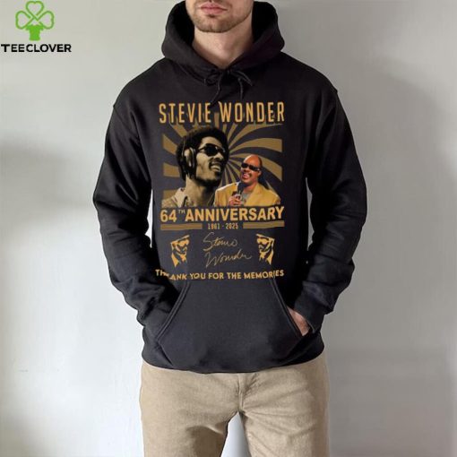 Stevie Wonder 64th Anniversary 1961 2025 Thank You For The Memoreis T Shirt