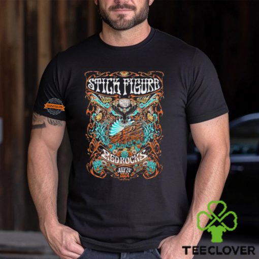 Stick Figure At Red Rocks Amphitheatre In Morrison CO On July 24 2024 Unisex T Shirt