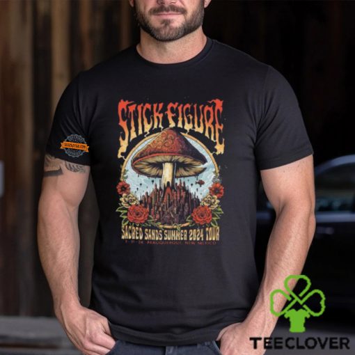Stick Figure Official Poster For Tonight In Albuquerque New Mexico Sacred Sands Summer 2024 Tour On July 11 2024 Vintage T Shirt