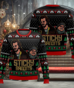 Sticky Bandits Home Alone Xmas Ugly Sweater