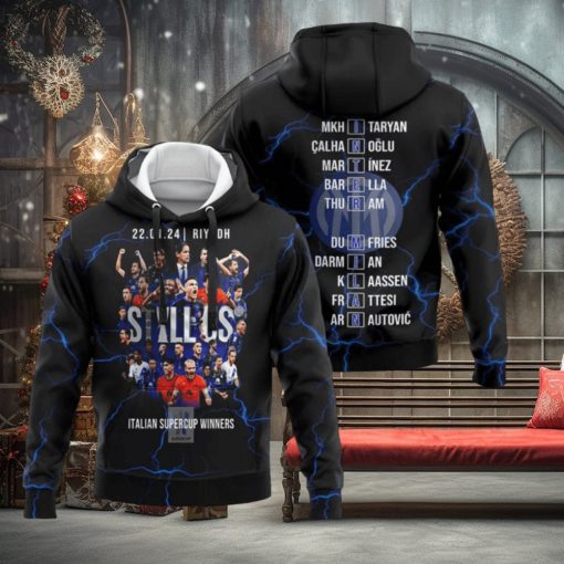 Still Us Italian Supercup Winners Inter Milan January 22, 2024 Riyadh Hoodie