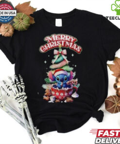 Stitch 2024 Merry Christmas Disney Stitchmas Happy Shirt