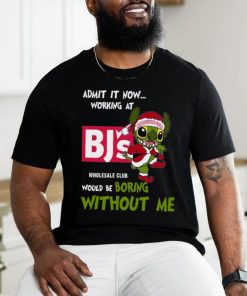 Stitch Admit it now Working at Bj’s would be Boring without Me Christmas 2023 Shirt