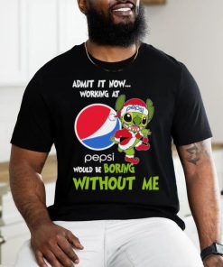 Stitch Admit it now Working at Pepsi would be Boring without Me Christmas 2023 Shirt