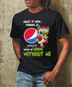 Stitch Admit it now Working at Pepsi would be Boring without Me Christmas 2023 Shirt