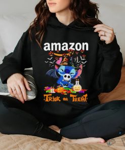 Stitch Amazon trick or treat Halloween tee shirt