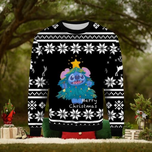 Stitch And Angel Ugly Christmas Sweater