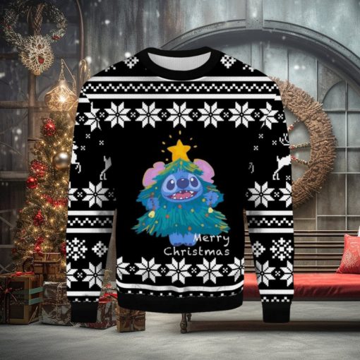 Stitch And Angel Ugly Christmas Sweater