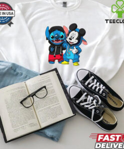 Stitch And Mickey Mouse Friendship T Shirt