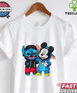 Stitch And Mickey Mouse Friendship T Shirt