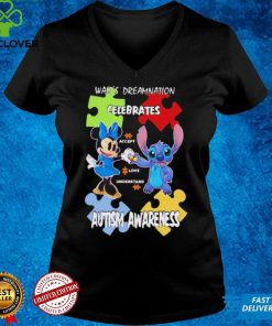 Stitch And Mickey Mouse Walt’s Dreamnation Celebrate Autism Awareness Shirt