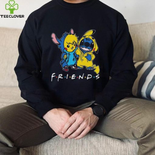 Stitch And Pokemon Pikachu Friends For Life Disney Fan T Shirt