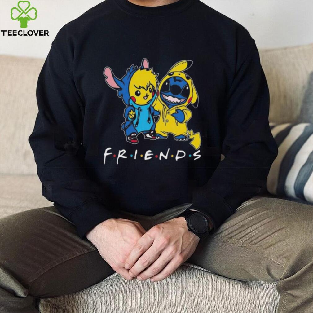 Stitch And Pokemon Pikachu Friends For Life Disney Fan T Shirt Stitch And Pokemon Pikachu Friends For Life Disney Fan T Shirt