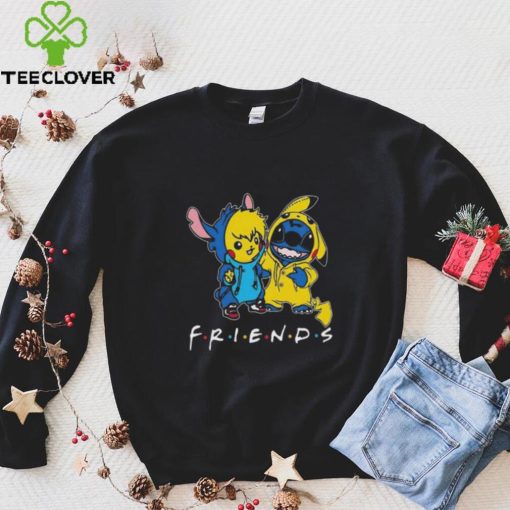 Stitch And Pokemon Pikachu Friends For Life Disney Fan T Shirt