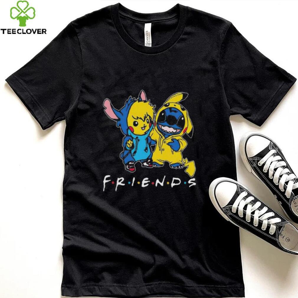 Stitch And Pokemon Pikachu Friends For Life Disney Fan T Shirt Stitch And Pokemon Pikachu Friends For Life Disney Fan T Shirt