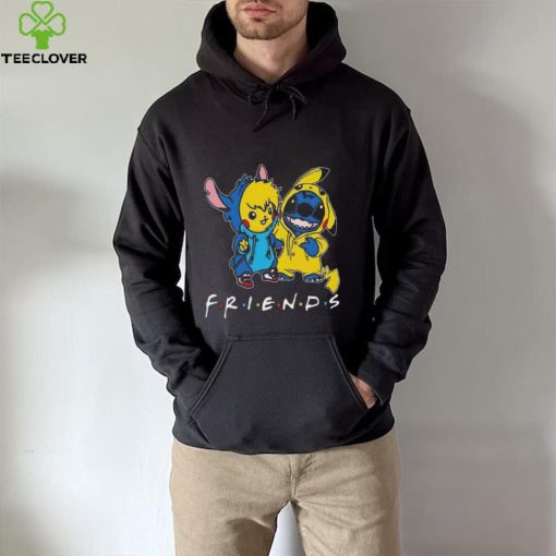 Stitch And Pokemon Pikachu Friends For Life Disney Fan T Shirt