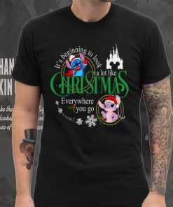 Stitch & Angel Christmas T Shirt