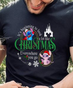 Stitch & Angel Christmas T Shirt 2 Stitch & Angel Christmas T Shirt