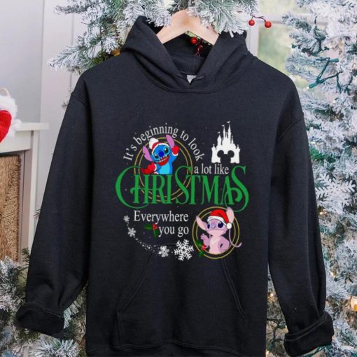 Stitch & Angel Christmas T Shirt