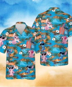 Stitch Angel Disney Hawaii Disney Cruise 2023 Disney Hawaiian Shirt