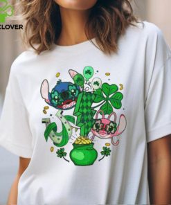 Stitch Angel St Patrick Day shirt