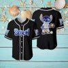 Custom Name And Number Bluey Dad Cartoon Baseball Jersey Shirt