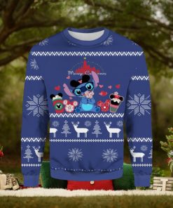 Stitch Candy Merry Christmas Ugly Sweater