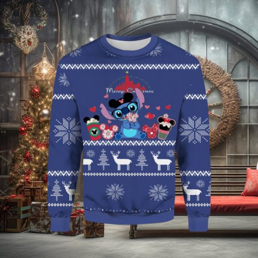 Stitch Candy Merry Christmas Ugly Sweater