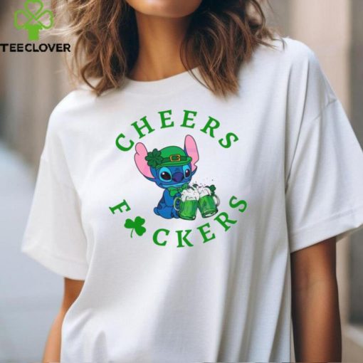 Stitch Cheers Fuckers Patricks hoodie, sweater, longsleeve, shirt v-neck, t-shirt