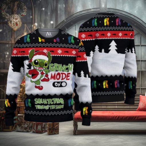 Stitch Cosplay Grnch Ugly Christmas Sweater