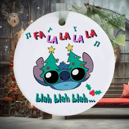 Stitch Fans Falalala Christmas Tree Decoration Christmas Ornaments