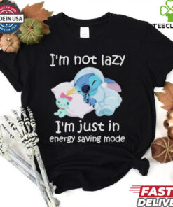 Stitch I’m Not Lazy I’m Just In Energy Saving Mode Sleeping T Shirt