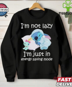 Stitch I’m Not Lazy I’m Just In Energy Saving Mode Sleeping T Shirt