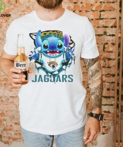 Stitch Inside Jacksonville Jaguars Logo 2024 T Shirt