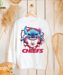 Stitch Inside Kansas City Chiefs Logo 2024 T shirt