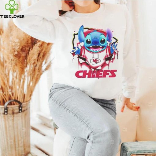 Stitch Inside Kansas City Chiefs Logo 2024 T hoodie, sweater, longsleeve, shirt v-neck, t-shirt