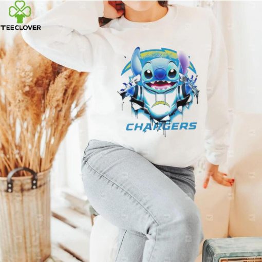 Stitch Inside Los Angeles Chargers Logo 2024 hoodie, sweater, longsleeve, shirt v-neck, t-shirt