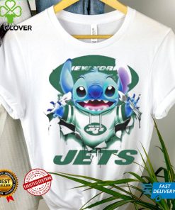 Stitch Inside New York Jets Logo 2024 Shirt