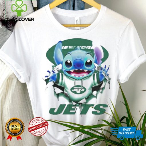 Stitch Inside New York Jets Logo 2024 Shirt