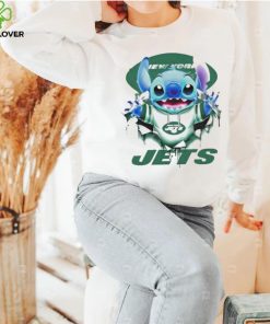 Stitch Inside New York Jets Logo 2024 Shirt