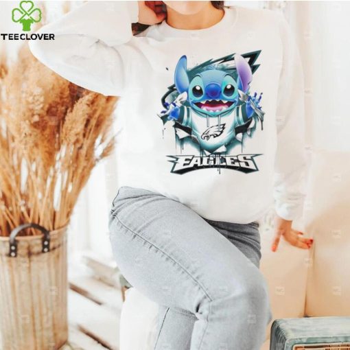 Stitch Inside Philadelphia Eagles Logo 2024 T hoodie, sweater, longsleeve, shirt v-neck, t-shirt