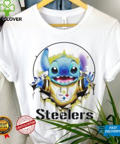 Stitch Inside Pittsburgh Steelers Logo 2024 Shirt